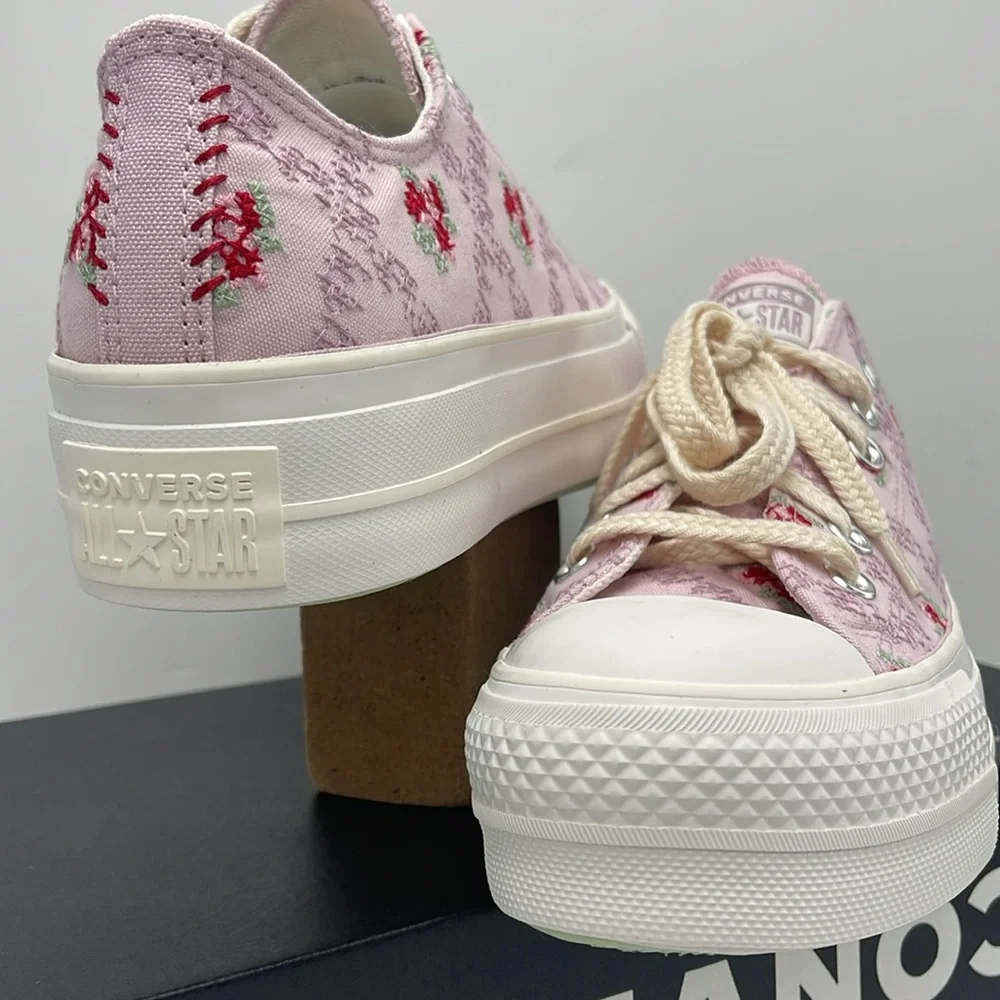 Converse WMNS Platform Sneakers A13660C CTAS LIFT OX SUMMIT PINK/VINTAGE WHITE